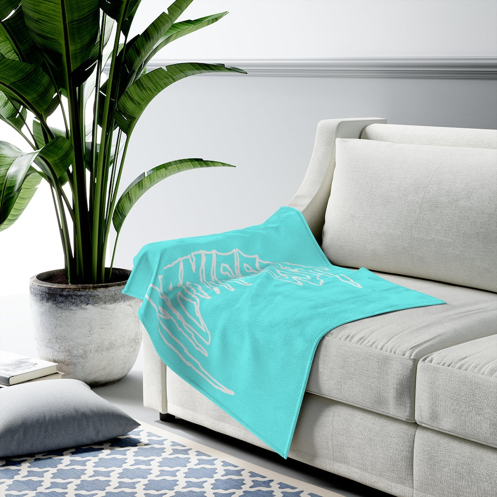 Manifest ™ Plush Blanket - tiffany blue
