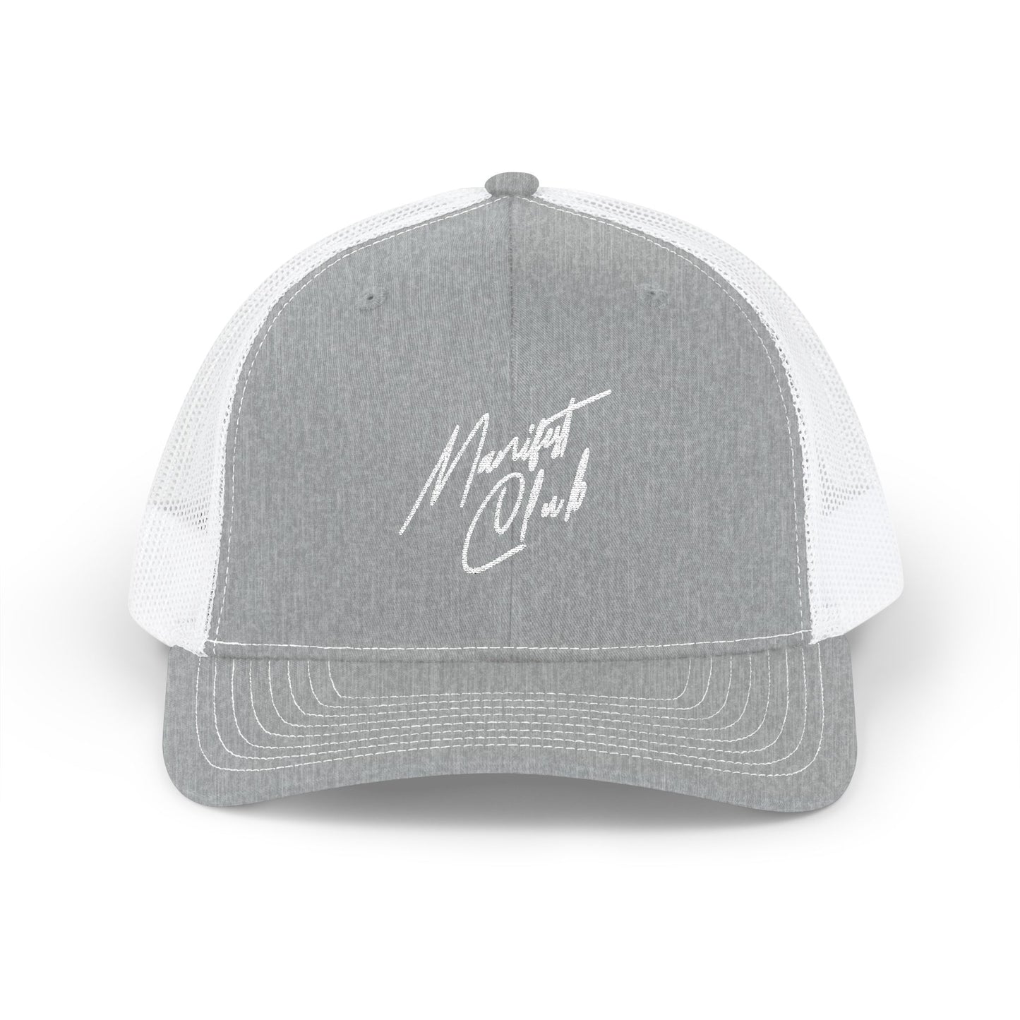 Black Manifest Club Script Meshback Cap