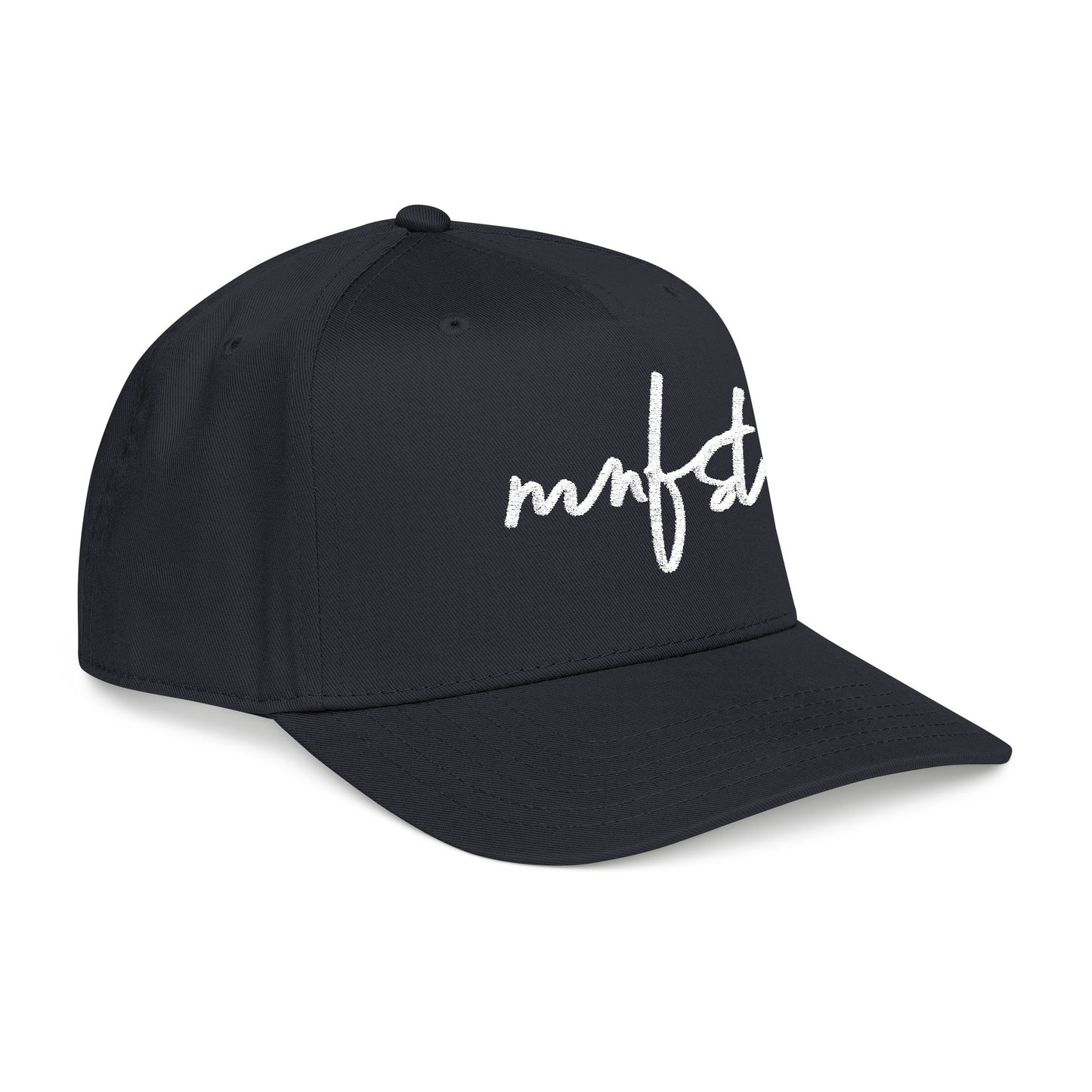 Black Script Cap