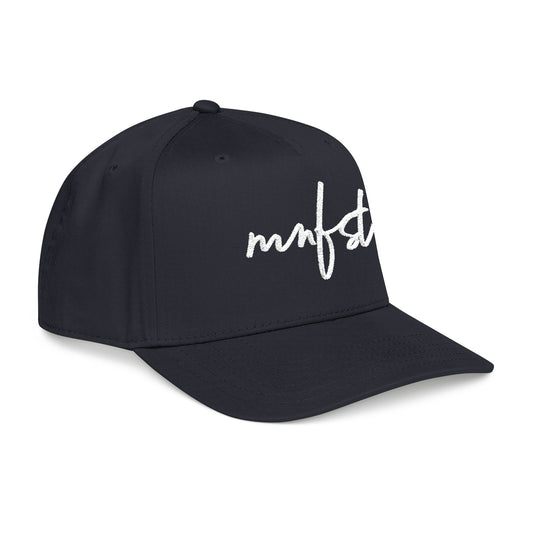 Black Script Cap