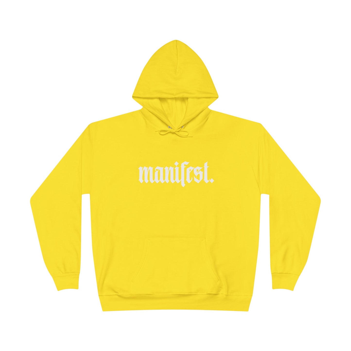 Manifest™ Hoodie - athletic yellow (white edition)