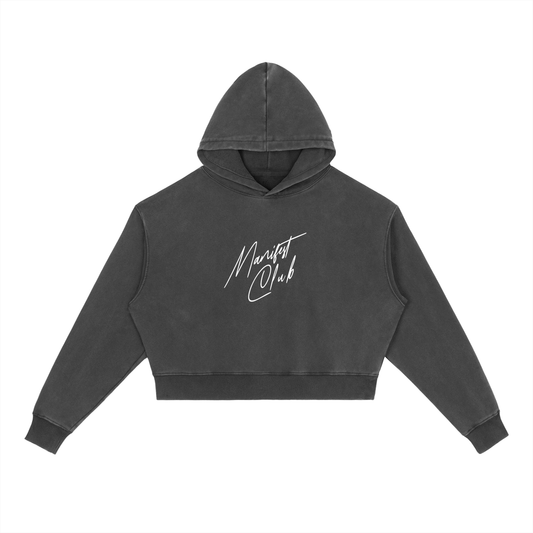 Manifest Club Crop Hoodie