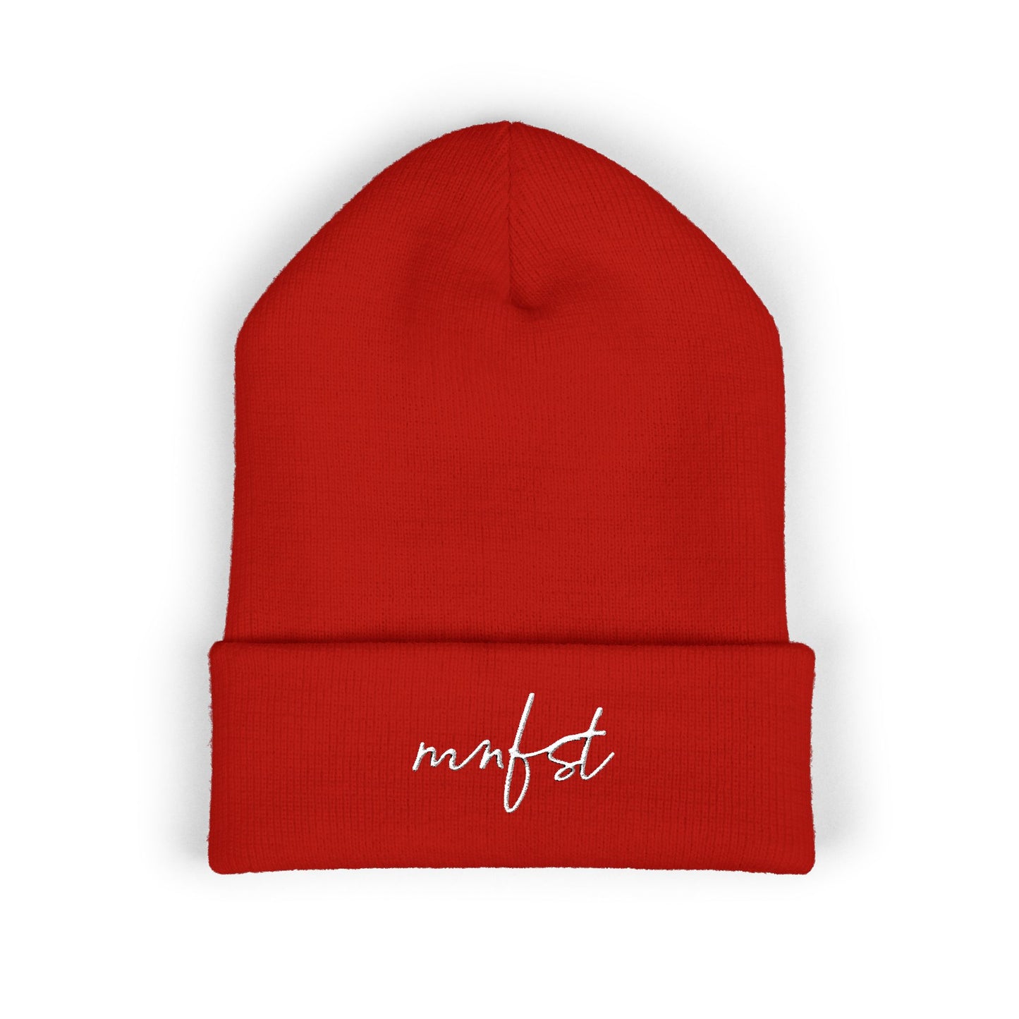 Script Cuffed Beanie