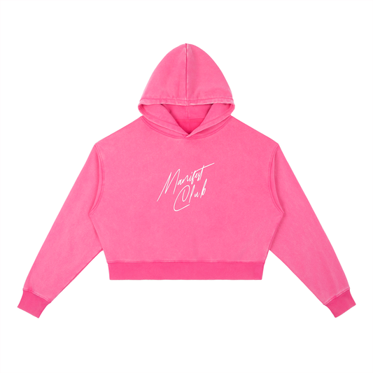 Manifest Club Crop Hoodie
