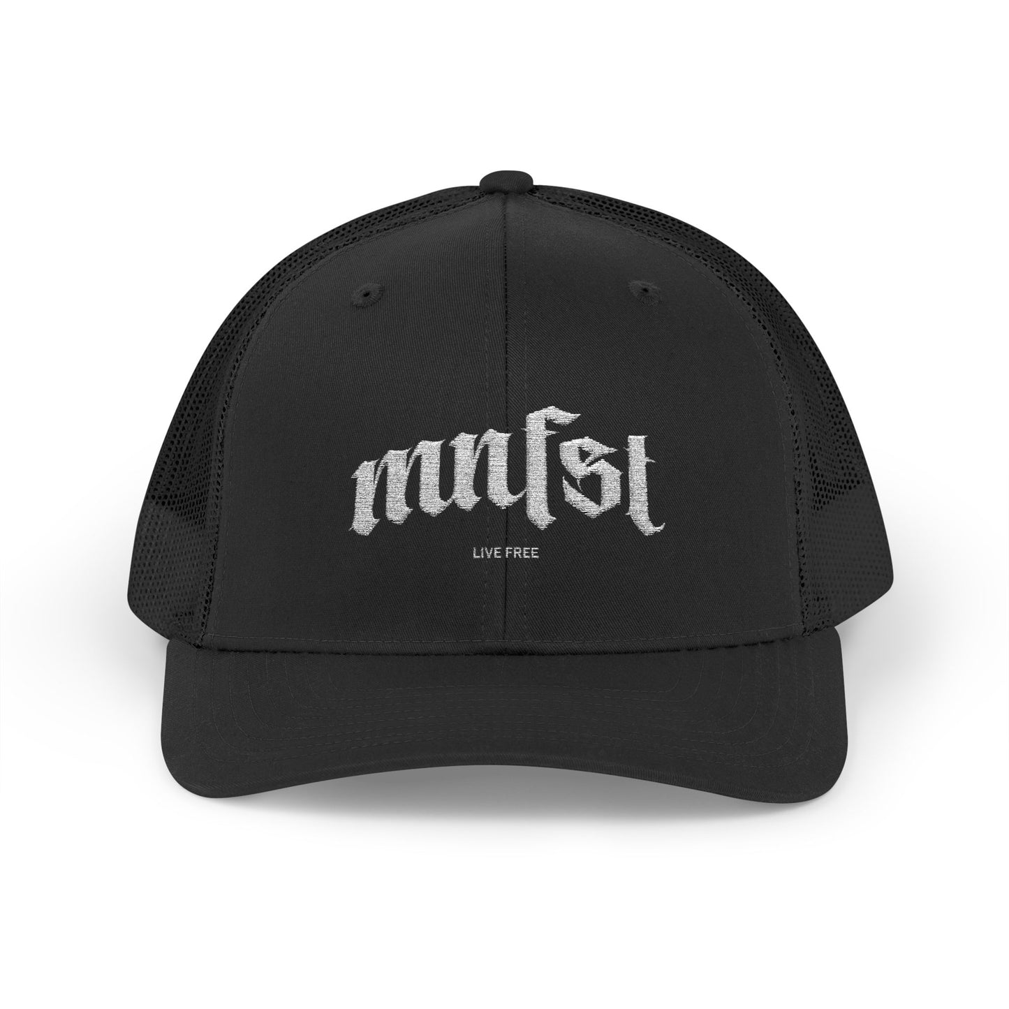 mnfst logo meshback cap