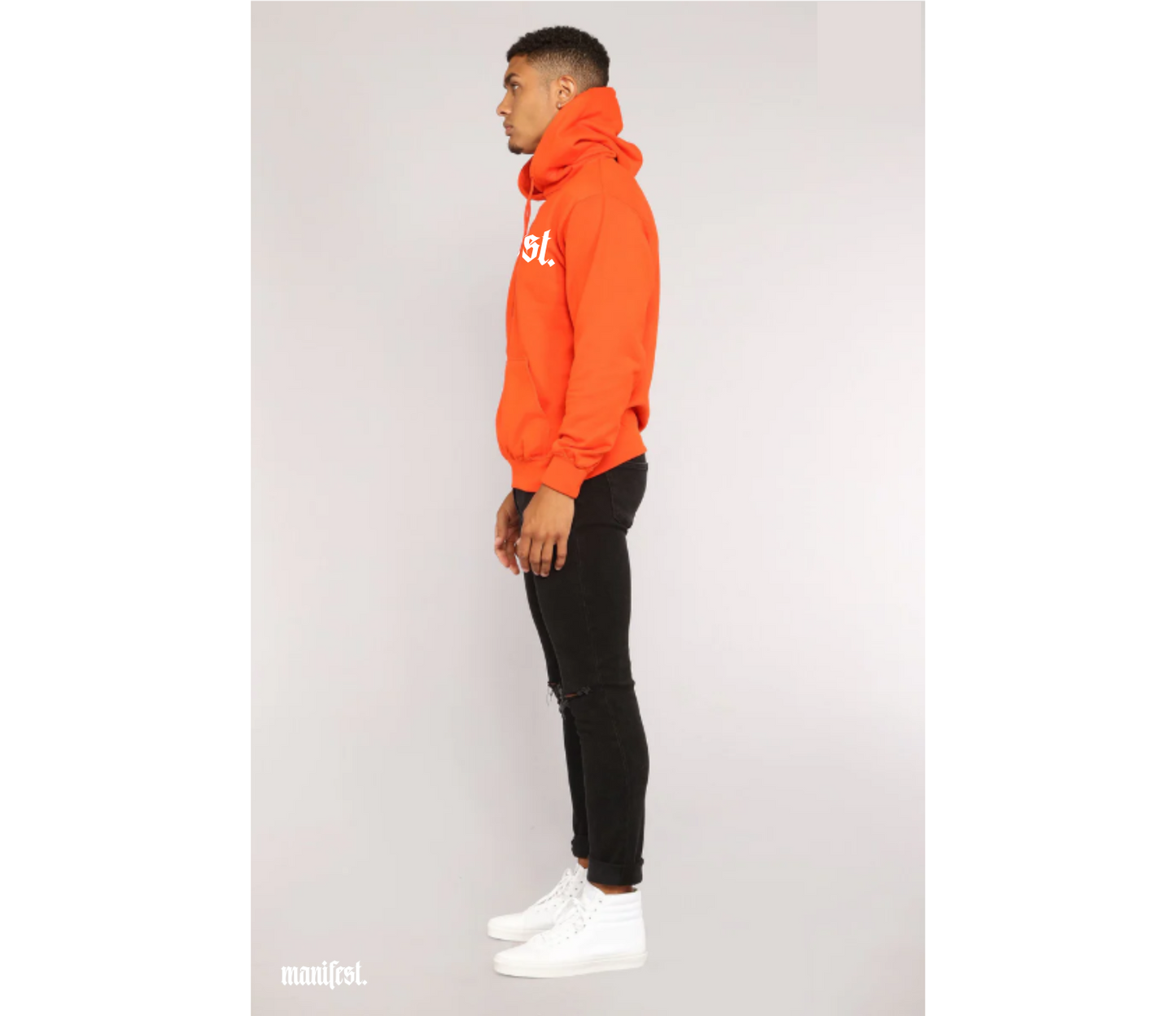 Manifest™ Hoodie - orange (white edition)