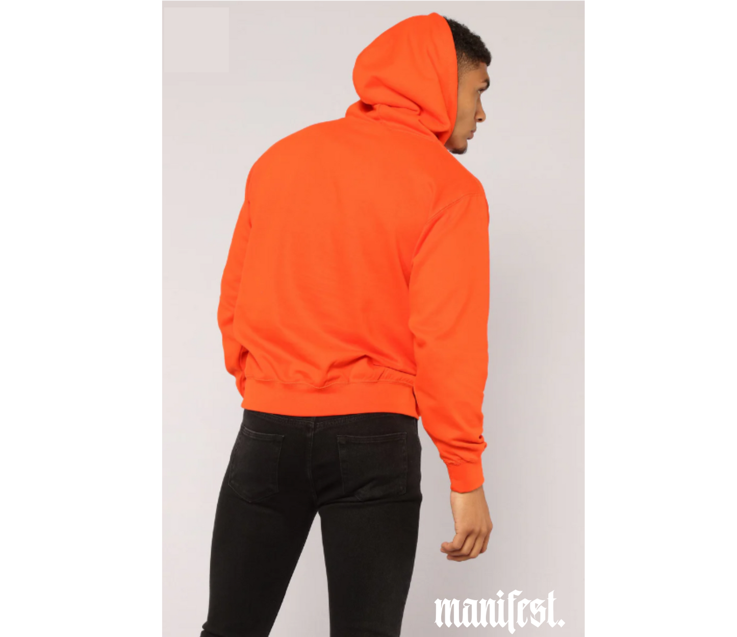 Manifest™ Hoodie - orange (white edition)