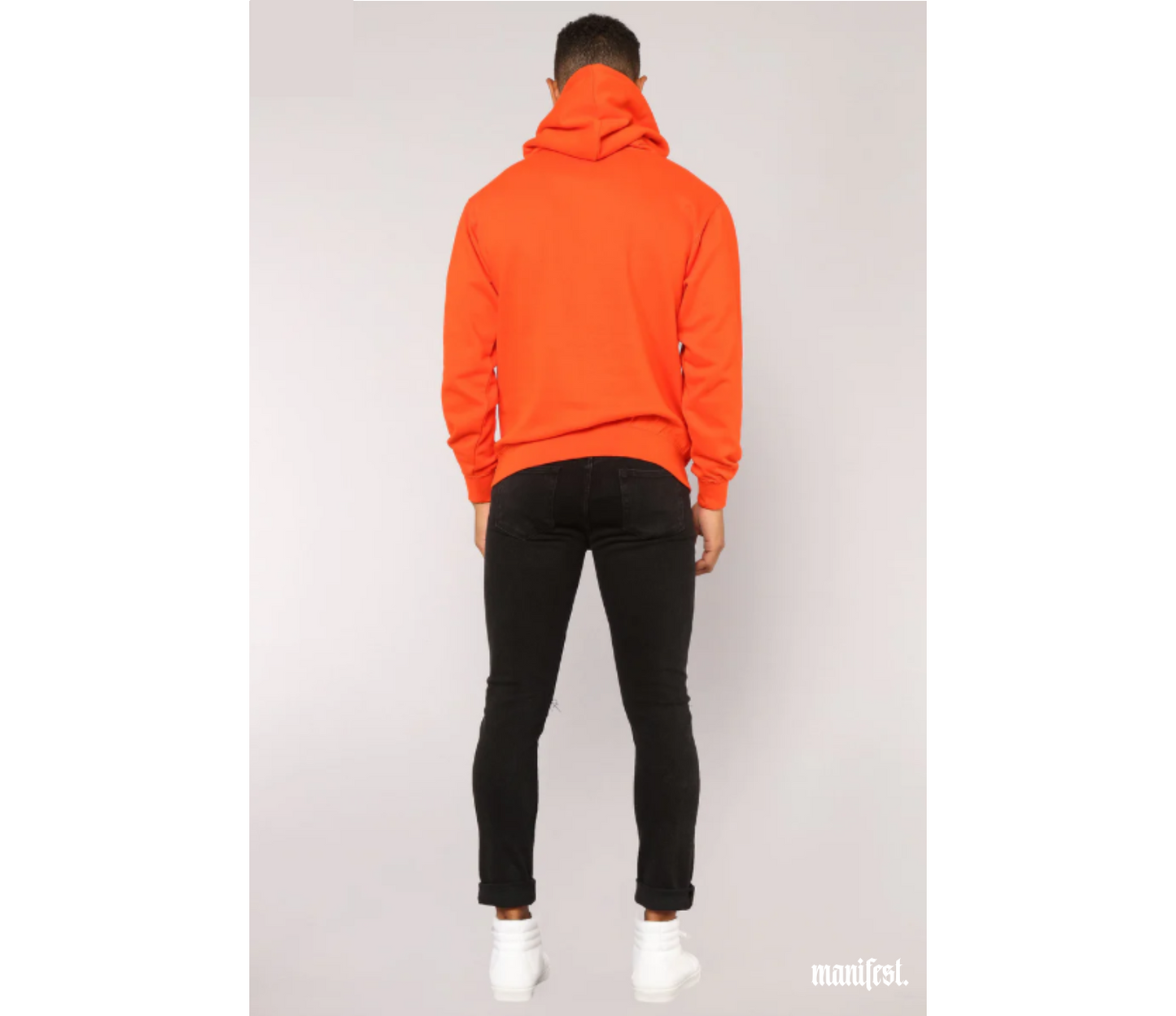 Manifest™ Hoodie - orange (white edition)