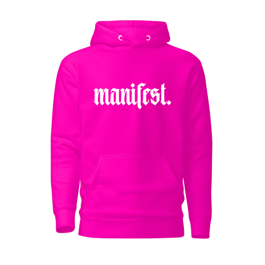 Manifest™ Hoodie - pink (white edition)
