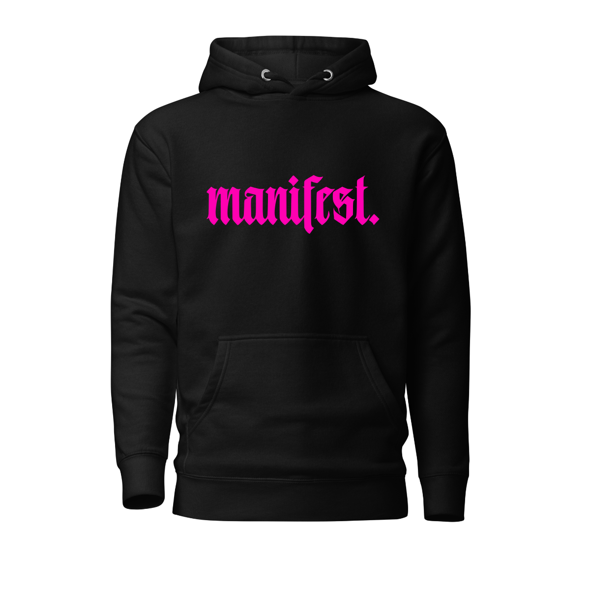 Manifest™ Hoodie - black (pink edition)