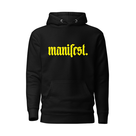 Manifest™ Hoodie - black (yellow edition)