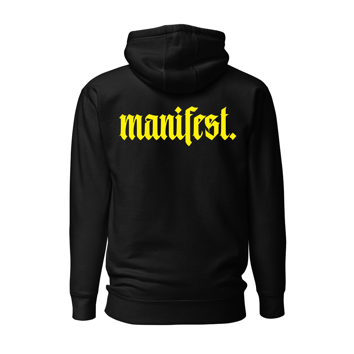 Manifest™ members Hoodie - black (yellow edition)