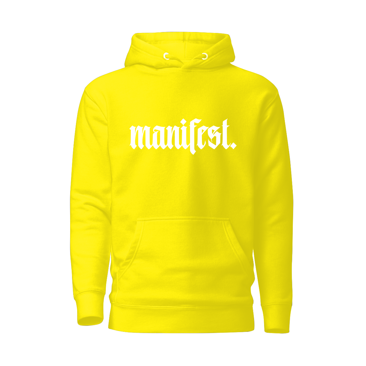 Manifest™ Hoodie - athletic yellow (white edition)
