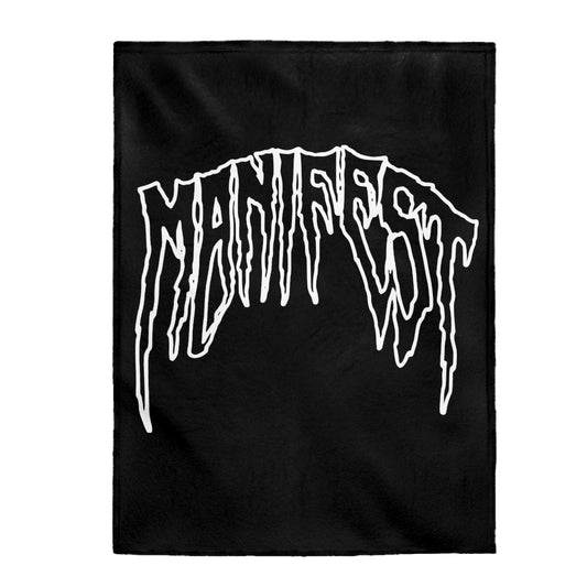 Manifest ™ Plush Blanket - black