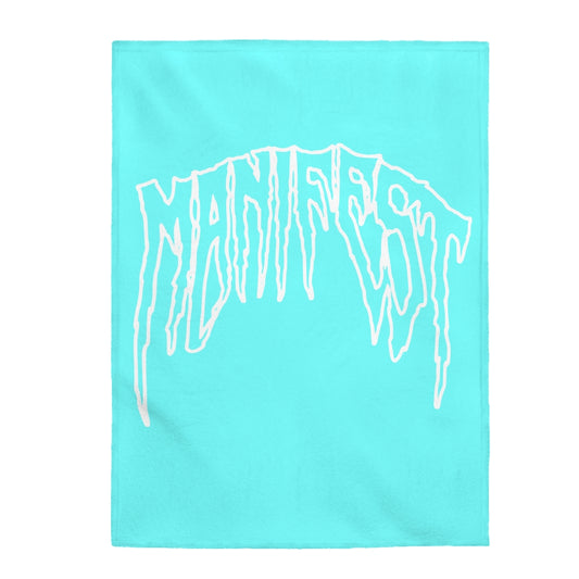 Manifest ™ Plush Blanket - tiffany blue
