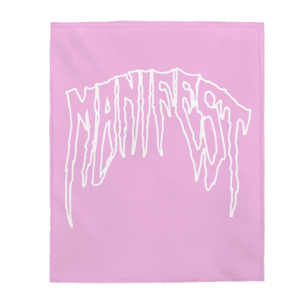 Manifest ™ Plush Blanket - pink